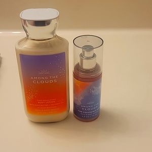 Among the clouds lotion and mist